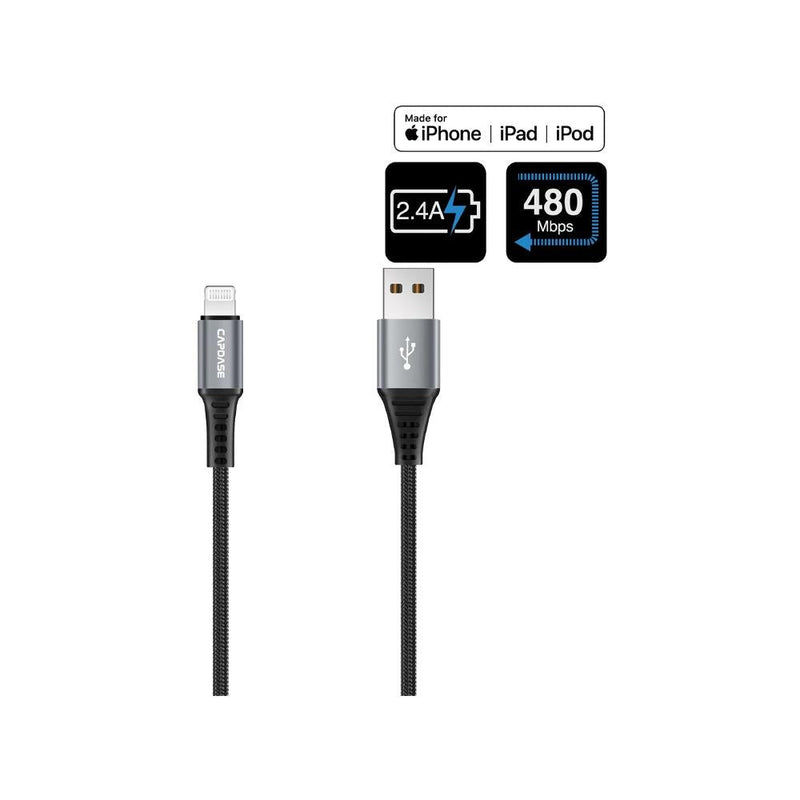 Capdase Metallic Sync and Charge Cable with Lightning Connector