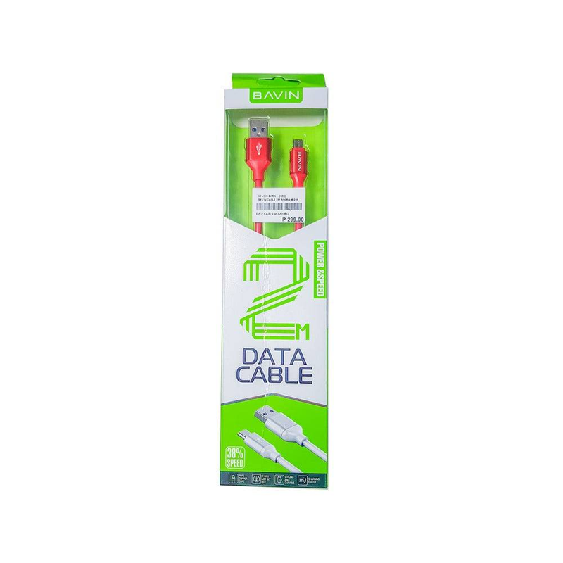 Bavin  CA269 2M Fast Charge Micro USB Data Cable