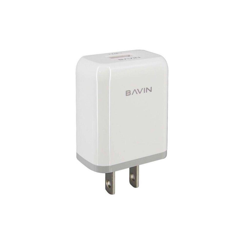 BAVIN PC368 2.4A Mini Perfect Charger With Micro USB Cable (White)