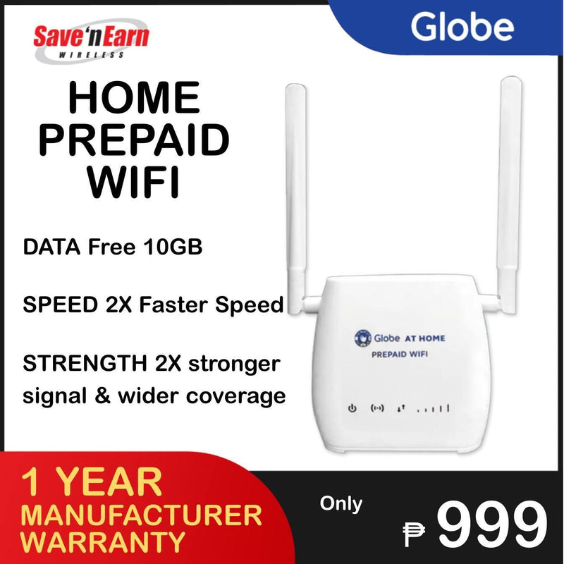 Globe at Home Prepaid Wifi with Antenna - Accessories - Save 'N Earn Wireless
