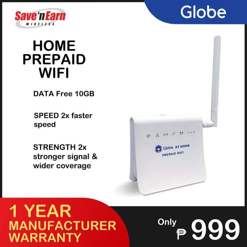 Globe at Home Prepaid Wifi with Antenna - Accessories - Save 'N Earn Wireless