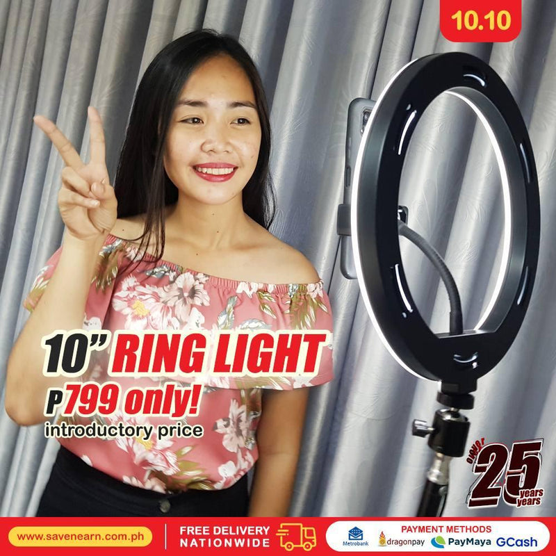 LED 10" Ring Light - Accessories - Save 'N Earn Wireless