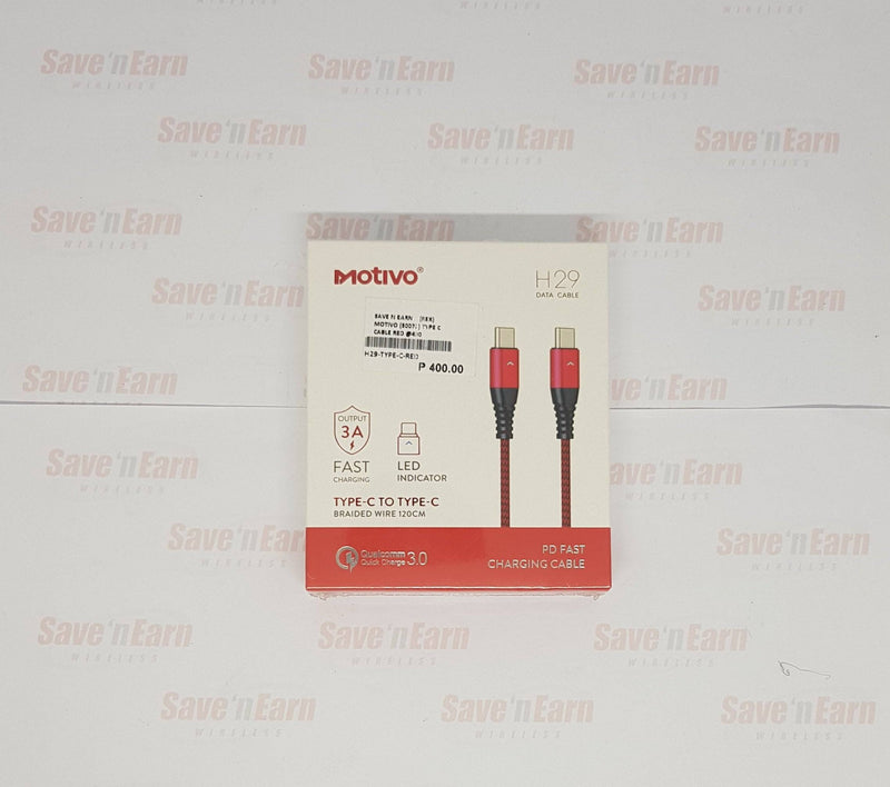 Motivo H29 Type-C To Type-C Fast Charging Data Cable