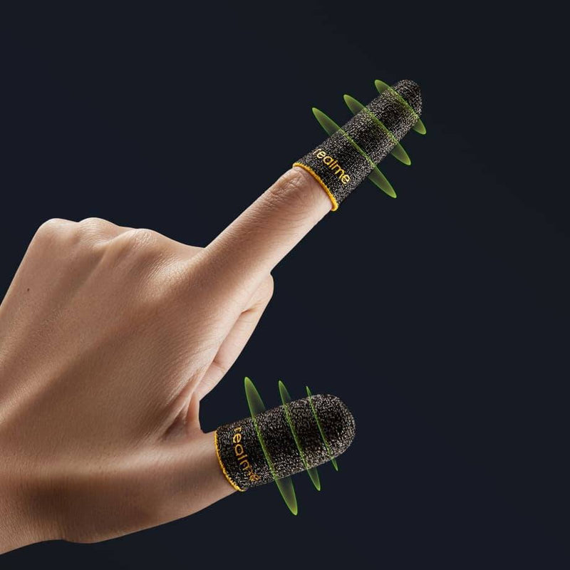 realme Mobile Game Finger Sleeves (Black)