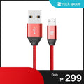 Rock Space M5 Metal Lightning Cable for iOS Apple Phones - Accessories - Save 'N Earn Wireless