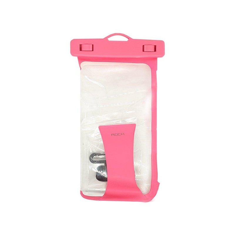 Rock Space Mobile Phone Water Proof Bag Pink (Ready Stock)