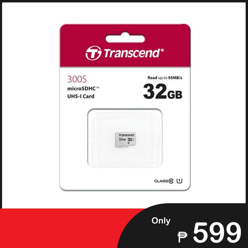 Transcend MicroSDHC 300S Card 32GB-Transcend-Save &