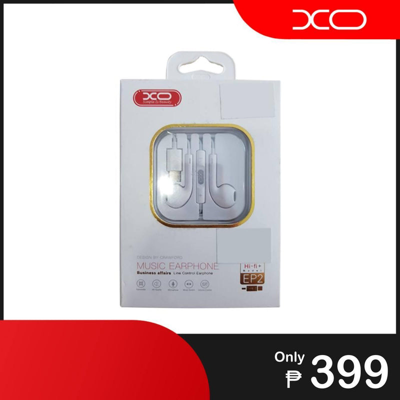 XO EP2 Type C Wired Earphone (White) - Accessories - Save 'N Earn Wireless